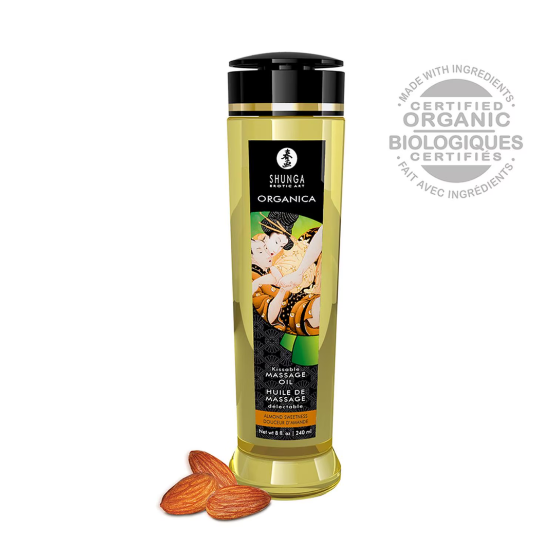 Aceite de Masaje Orgánico Almendras Dulces 240 ml