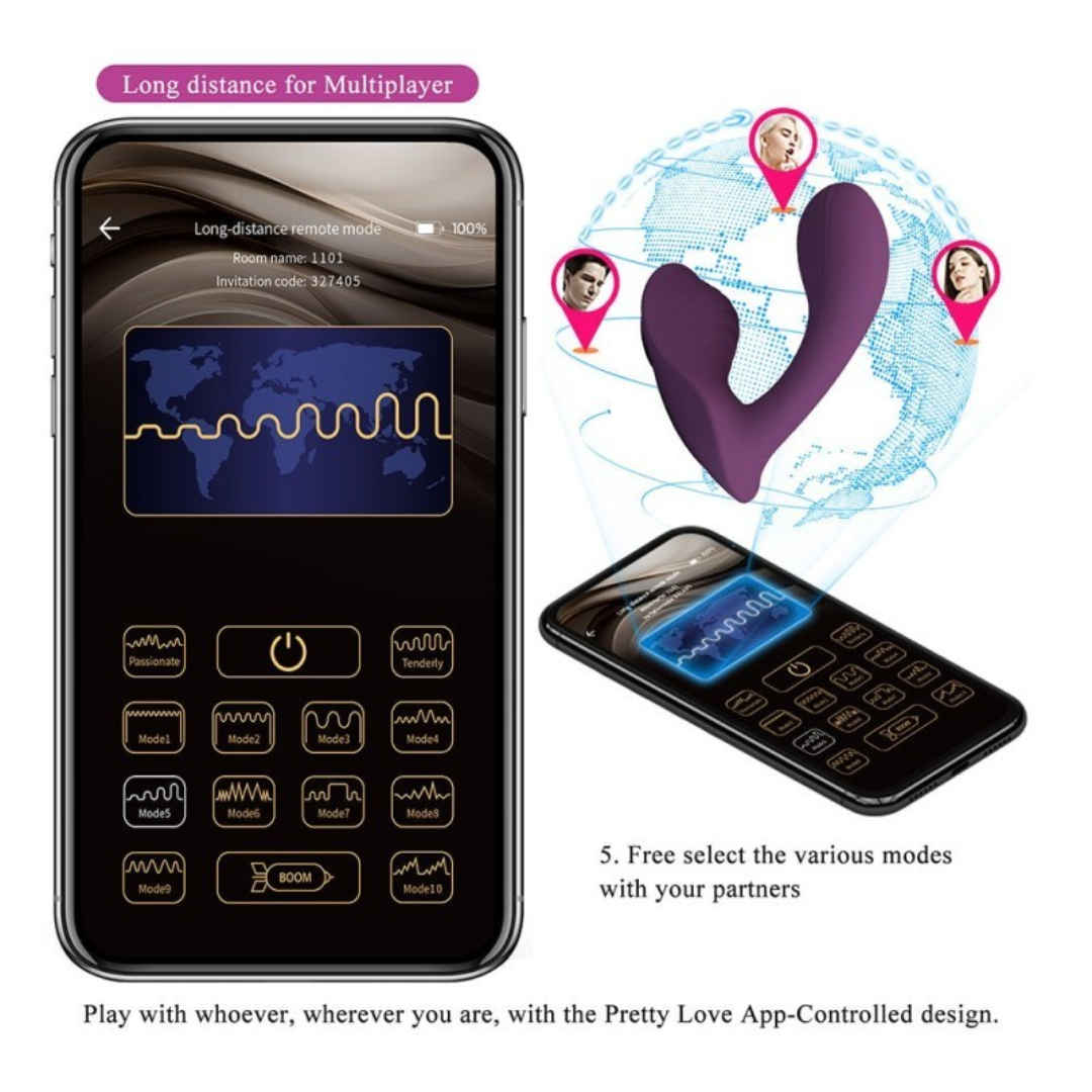 Vibrador Franz con APP Pretty Love