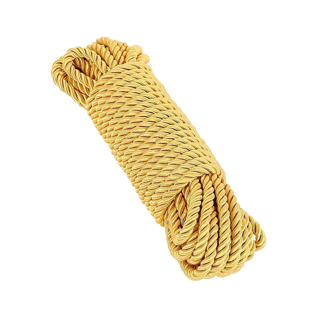 Cuerda Bondage Seda Dorada 10 m