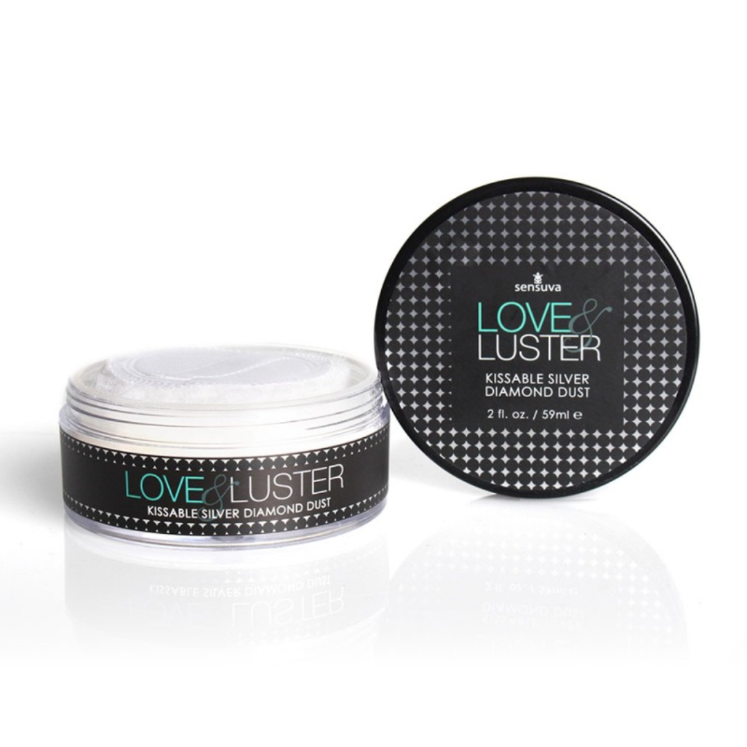 Love & Luster Polvo Corporal Comestible con Brillo