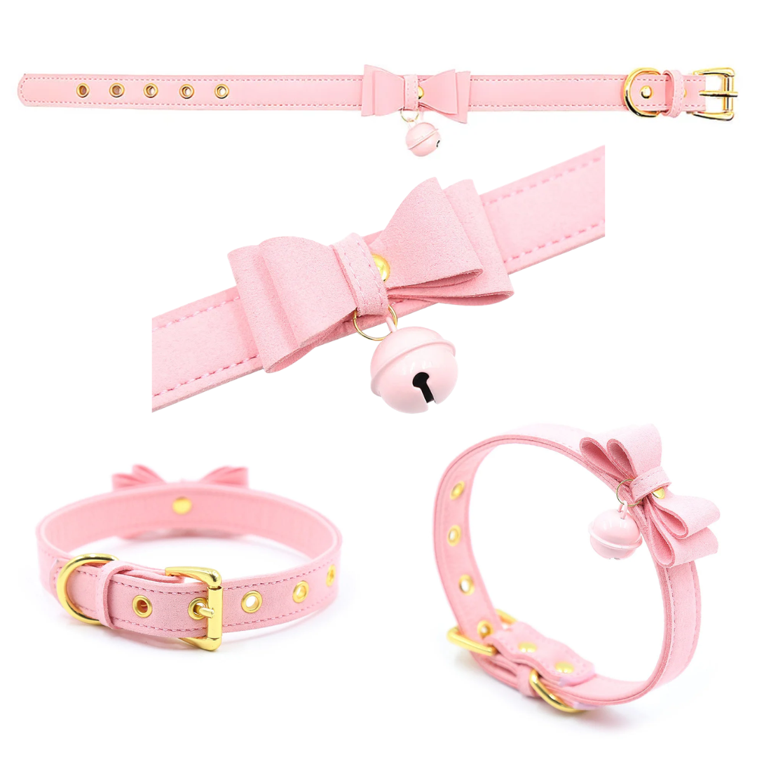 Miss Kitten Collar con Cascabel Rosado