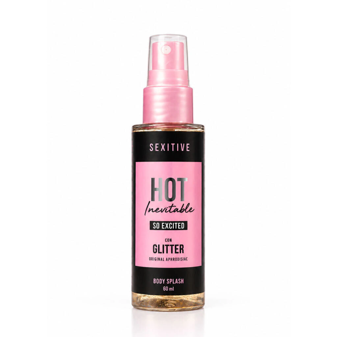 Hot Inevitable So Excited Body Splash con Glitter 60 ml