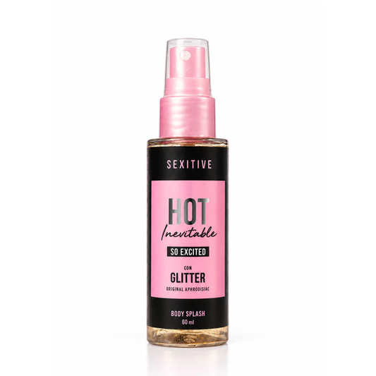 Hot Inevitable So Excited Body Splash con Glitter 60 ml