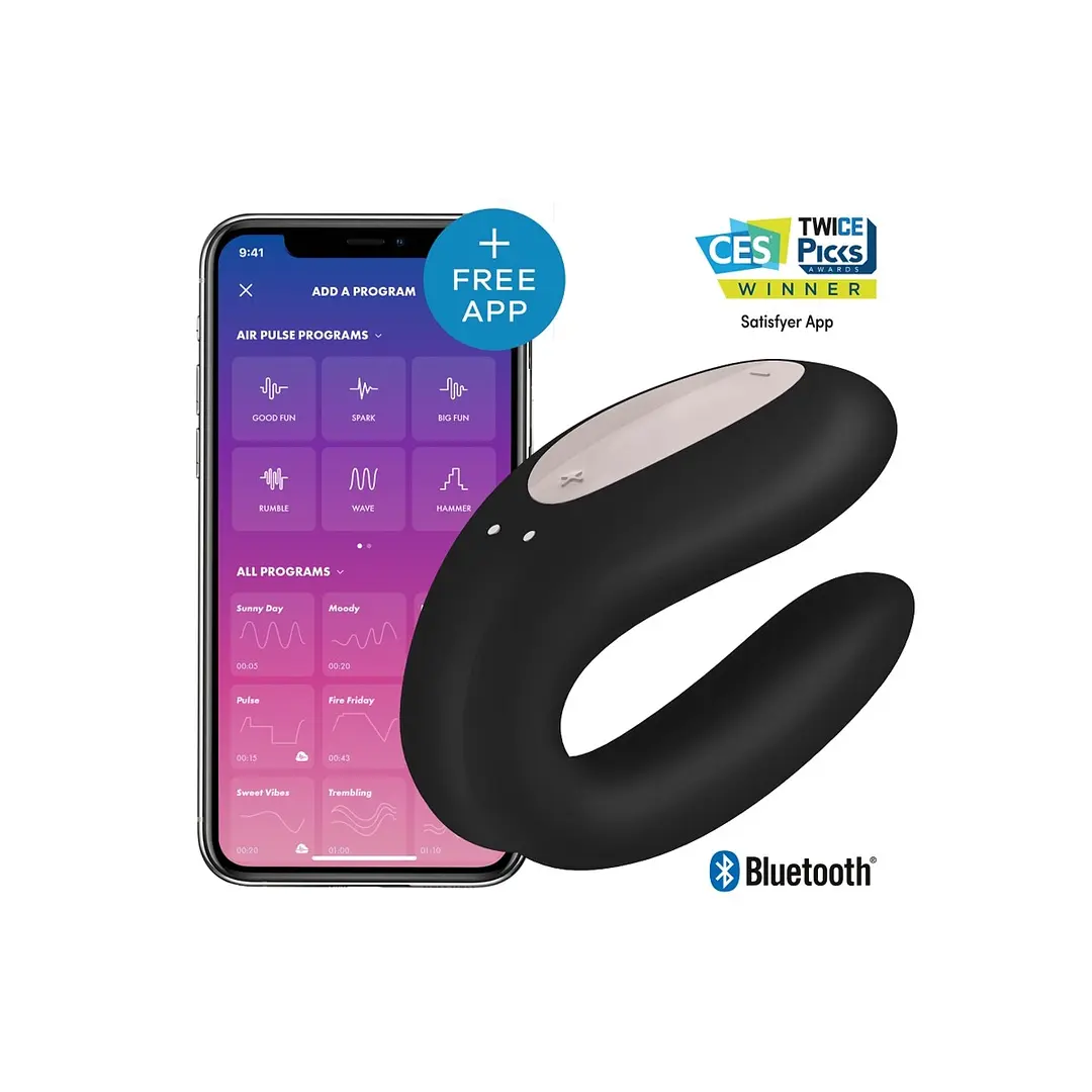 Vibrador Double Joy con APP Satisfyer