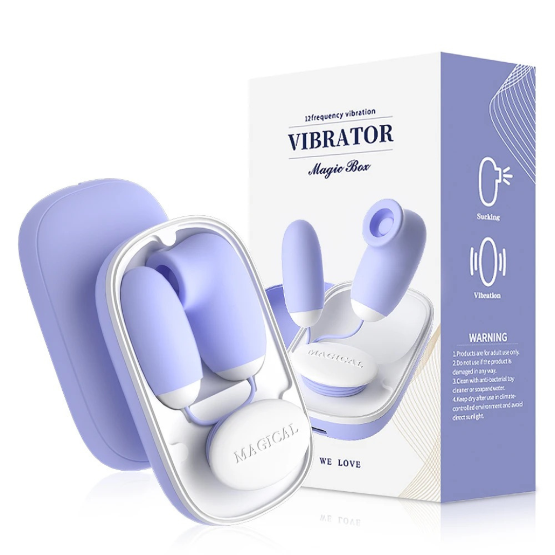 Vibrador y Succionador Magic Box LILO USB