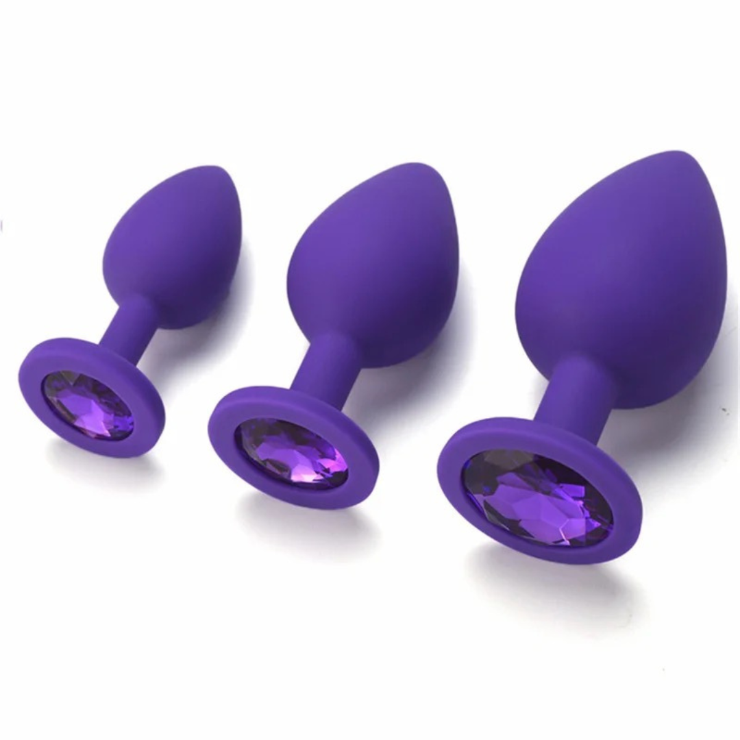 Plug Anal Silicona Joya - Morado