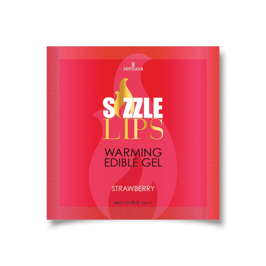 Sizzle Lips Gel Cálido Comestible Sachet