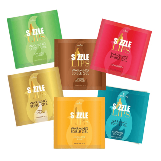 Sizzle Lips Gel Cálido Comestible Sachet