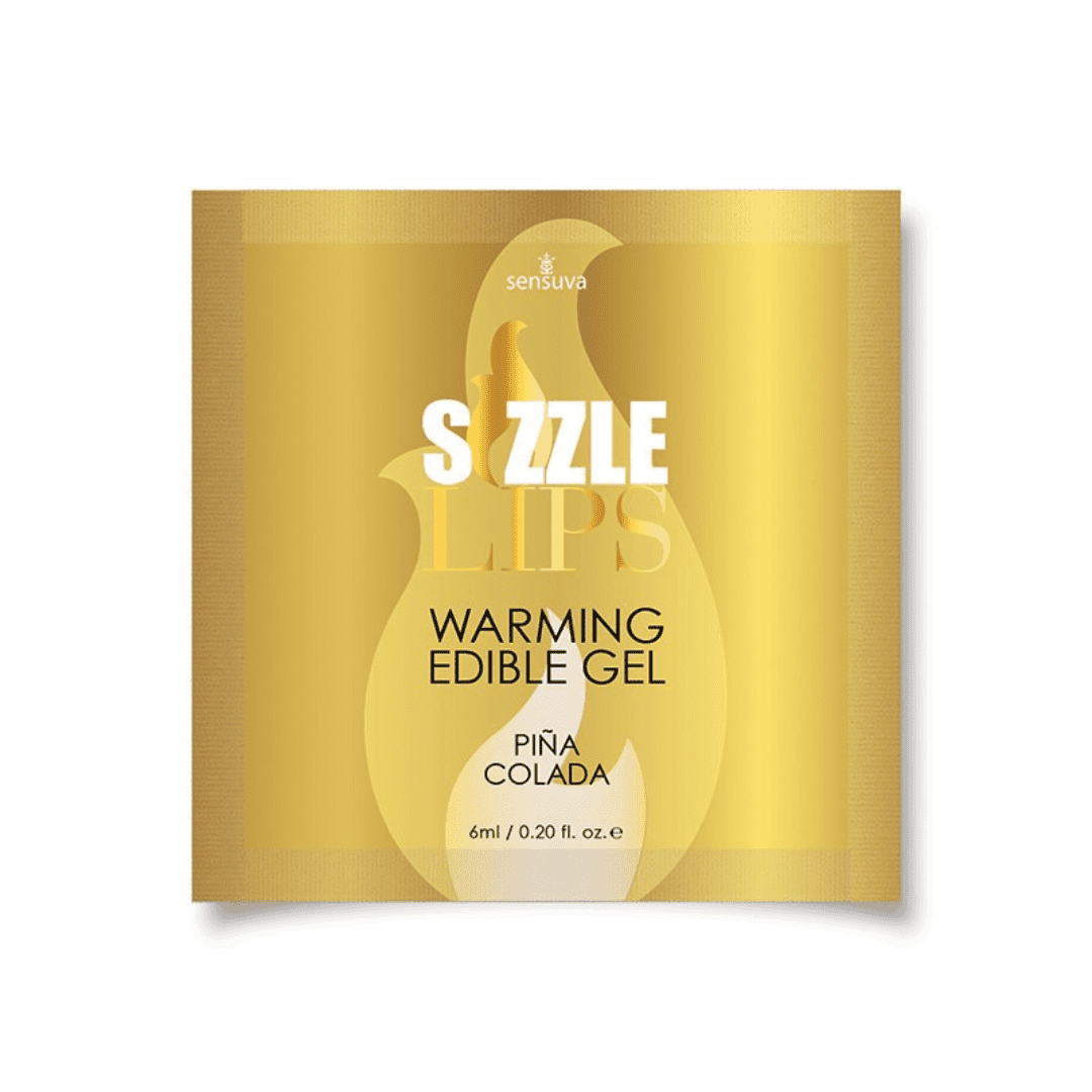 Sizzle Lips Gel Cálido Comestible Sachet