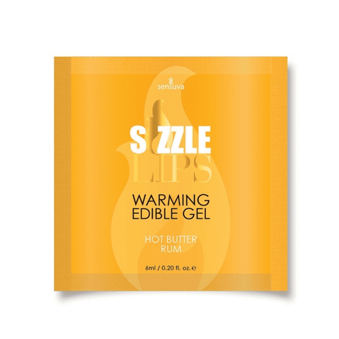 Sizzle Lips Gel Cálido Comestible Sachet